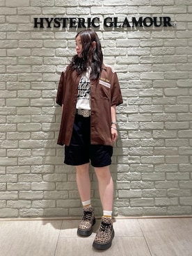 「アイテム（カーゴパンツ）」を使った、SUZUKIさん（レディース・150cm）の夏コーディネート