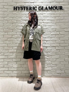 「アイテム（カーゴパンツ）」を使った、SUZUKIさん（レディース・150cm）の夏コーディネート