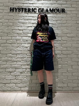 「HYSTERIC GLAMOUR」｜「アイテム（PC・スマホグッズ/家電）」を使った、SUZUKIさん（レディース・150cm）の夏コーディネート