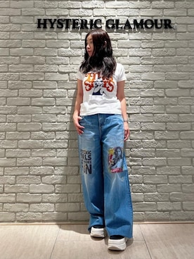 「ワイドパンツ 」｜SUZUKIさん（レディース・150cm）の夏コーディネート
