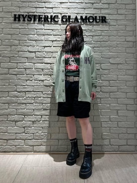 「アイテム（カーゴパンツ）」を使った、SUZUKIさん（レディース・150cm）の夏コーディネート