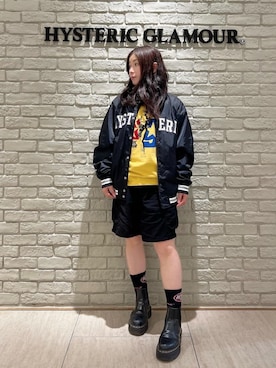 「アイテム（スタジャン）」を使った、SUZUKIさん（レディース・150cm）の夏コーディネート