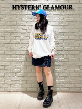 「アイテム（デニムスカート）」を使った、SUZUKIさん（レディース・150cm）の夏コーディネート
