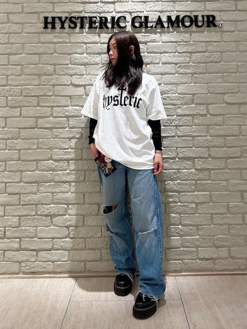 TYPE LOGO柄ジャカード チビTシャツ（Tシャツ/カットソー