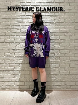 「HYSTERIC GLAMOUR（ヒステリックグラマー）のアイテム（ワンピース/ドレス）」を使った、SUZUKIさん（レディース・150cm）の夏コーディネート