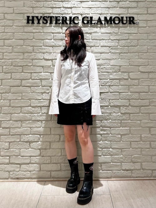 Ed Hardy スカル薔薇ロゴ刺繍　デニムミニスカート Ed Hardy スカル薔薇ロゴ刺繍 デニムミニスカート