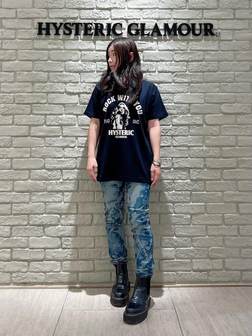 ⭐︎ヒステリックグラマー⭐︎ROCK Ｗ YOU Ｔシャツ　Size XL ROCK W YOU Tシャツ|HYSTERIC GLAMOUR MEN | HYSTERIC GLAMOUR
