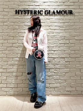 「HYSTERIC GLAMOUR（ヒステリックグラマー）のアイテム（バッグ）」を使った、SUZUKIさん（レディース・150cm）の秋コーディネート