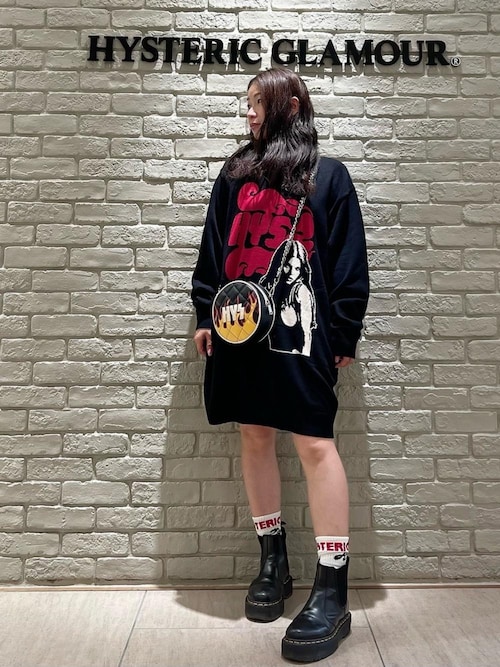 【タグ付き】HYSTERIC GLAMOUR ストロベリー 8ボール ベロア生地 METAL LOGO柄 スポーツソックス（ソックス/靴下）｜HYSTERIC