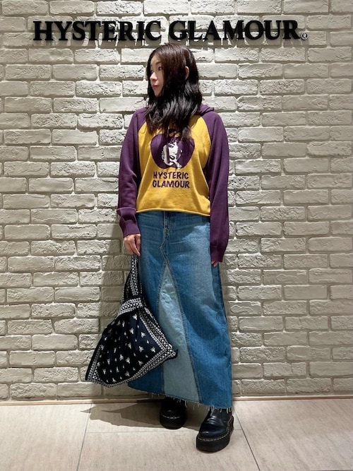 専用♡HYSTERIC GLAMOUR スネークダメージ スカートXS☆超美品☆ HYSTERIC GLAMOUR スネークダメージ スカートXS☆超美品☆