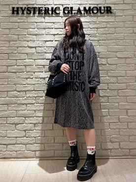 「HYSTERIC GLAMOUR（ヒステリックグラマー）のアイテム（バッグ）」を使った、SUZUKIさん（レディース・150cm）の秋コーディネート