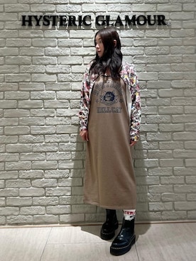 「HYSTERIC GLAMOUR（ヒステリックグラマー）のアイテム（ワンピース/ドレス）」を使った、SUZUKIさん（レディース・150cm）の秋コーディネート