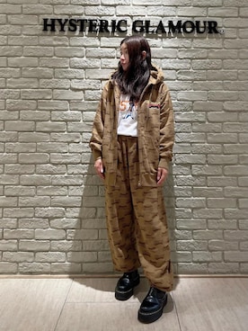 「HYSTERIC GLAMOUR（ヒステリックグラマー）のアイテム（パーカー）」を使った、SUZUKIさん（レディース・150cm）の秋コーディネート