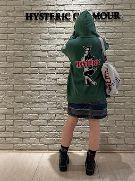 「HYSTERIC GLAMOUR（ヒステリックグラマー）のアイテム（バッグ）」を使った、SUZUKIさん（レディース・150cm）の秋コーディネート