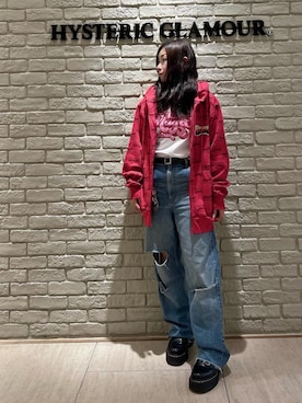 「HYSTERIC GLAMOUR（ヒステリックグラマー）のアイテム」を使った、SUZUKIさん（レディース・150cm）の秋コーディネート