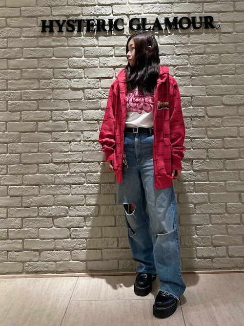 ヒステリックグラマー　ストレートデニム ルーズストレートデニムパンツ|HYSTERIC GLAMOUR MEN | HYSTERIC