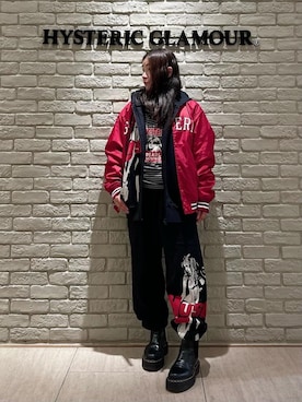 「アイテム（スタジャン）」を使った、SUZUKIさん（レディース・150cm）の秋コーディネート
