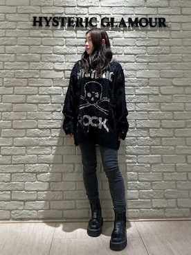 「ロック」｜SUZUKIさん（レディース・150cm）の秋コーディネート