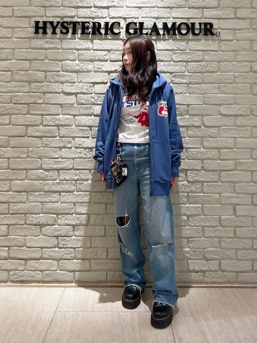 ヴィンテージ 加工 HYSTERIC デニムパンツ HYSTERIC GLAMOUR(ヒステリックグラマー) 00's スタッズUSED加工