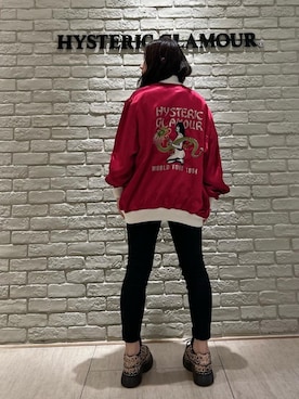 「バックプリント」｜SUZUKIさん（レディース・150cm）の秋コーディネート