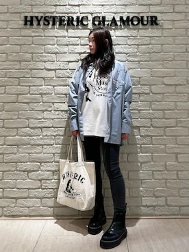 「HYSTERIC GLAMOUR（ヒステリックグラマー）のアイテム」を使った、SUZUKIさん（レディース・150cm）の秋コーディネート