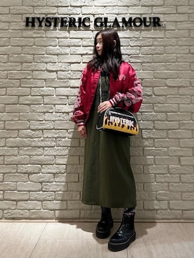 「アイテム（スタジャン）」を使った、SUZUKIさん（レディース・150cm）の秋コーディネート