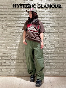 「アイテム（カーゴパンツ）」を使った、SUZUKIさん（レディース・150cm）の秋コーディネート