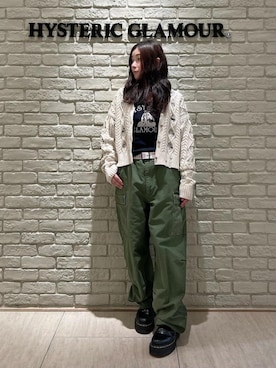 「アイテム（カーゴパンツ）」を使った、SUZUKIさん（レディース・150cm）の秋コーディネート