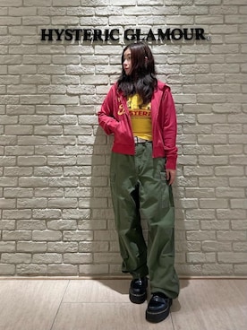 「アイテム（カーゴパンツ）」を使った、SUZUKIさん（レディース・150cm）の秋コーディネート