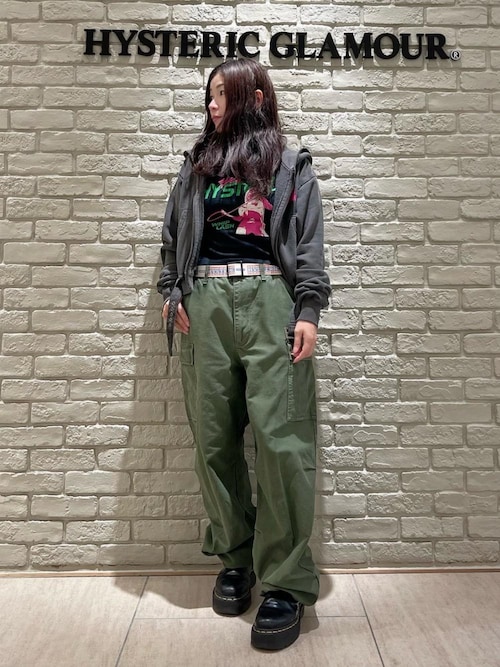 レア 希少 90’sヒステリックグラマー カーゴパンツ Wベルト HYSTERIC GLAMOUR（ヒステリックグラマー）の「SNAKE LOOP柄 6