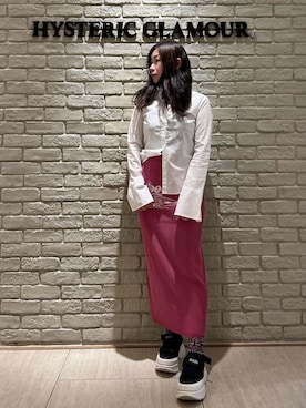 「HYSTERIC GLAMOUR（ヒステリックグラマー）のアイテム（シャツ/ブラウス）」を使った、SUZUKIさん（レディース・150cm）の秋コーディネート