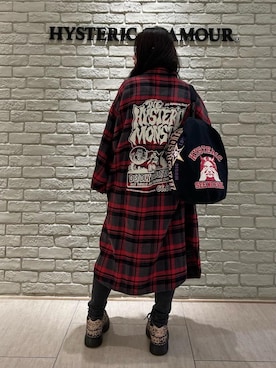 「HYSTERIC GLAMOUR（ヒステリックグラマー）のアイテム（ショルダーバッグ）」を使った、SUZUKIさん（レディース・150cm）の秋コーディネート