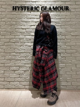 「ロック」｜SUZUKIさん（レディース・150cm）の秋コーディネート