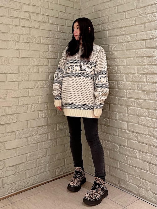 HYSTERIC LOGOジャカード セーター（ニット/セーター）｜HYSTERIC