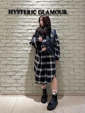 「HYSTERIC GLAMOUR（ヒステリックグラマー）のアイテム（ワンピース/ドレス）」を使った、SUZUKIさん（レディース・150cm）の秋コーディネート