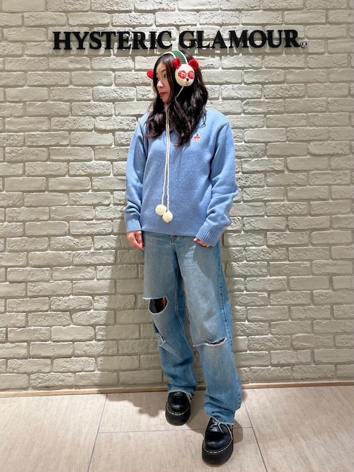 手編みイヤーマフラー（イヤーマフ）｜HYSTERIC GLAMOUR（ヒステリック