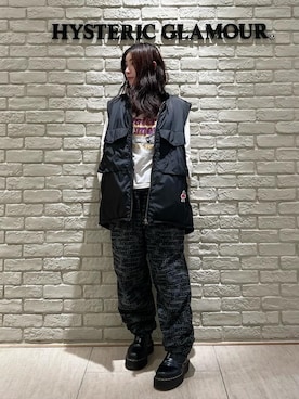 「HYSTERIC GLAMOUR（ヒステリックグラマー）のアイテム（パーカー）」を使った、SUZUKIさん（レディース・150cm）の秋コーディネート
