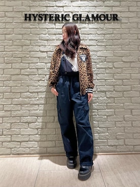 「ロック」｜「アイテム（つなぎ/オールインワン）」を使った、SUZUKIさん（レディース・150cm）の秋コーディネート