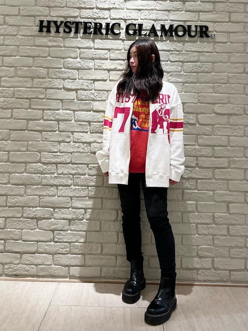 HYSTERIC 76 オーバーサイズジャンパー HYSTERIC 76 オーバーサイズジャンパー|HYSTERIC GLAMOUR WOMEN