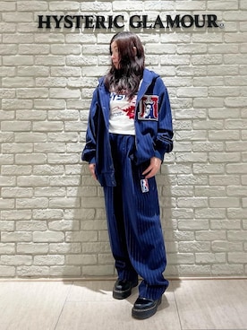 「HYSTERIC GLAMOUR（ヒステリックグラマー）のアイテム（パーカー）」を使った、SUZUKIさん（レディース・150cm）の秋コーディネート