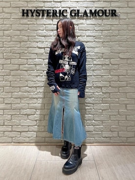 「アイテム（アームカバー）」を使った、SUZUKIさん（レディース・150cm）の秋コーディネート