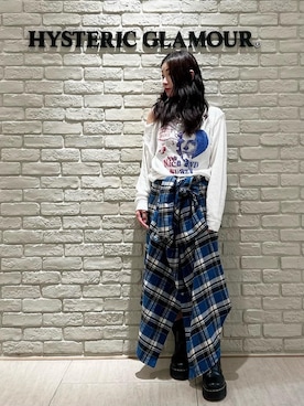 「ロック」｜「アイテム（トップス）」を使った、SUZUKIさん（レディース・150cm）の秋コーディネート