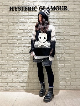 「アイテム（ニットキャップ/ビーニー）」を使った、SUZUKIさん（レディース・150cm）の秋コーディネート