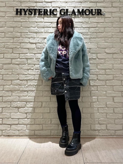 FIRE BEAR刺繍 フェイクファーブルゾン（ブルゾン）｜HYSTERIC GLAMOUR