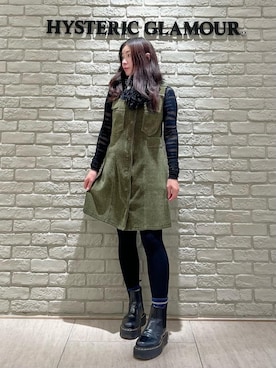 「HYSTERIC GLAMOUR（ヒステリックグラマー）のアイテム」を使った、SUZUKIさん（レディース・150cm）の秋コーディネート
