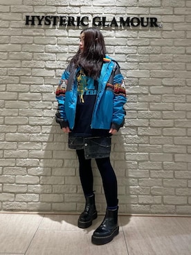 「HYSTERIC GLAMOUR（ヒステリックグラマー）のアイテム」を使った、SUZUKIさん（レディース・150cm）の秋コーディネート