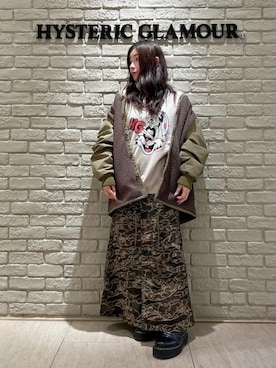 「HYSTERIC GLAMOUR（ヒステリックグラマー）のアイテム」を使った、SUZUKIさん（レディース・150cm）の秋コーディネート
