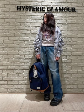 「アイテム（バックパック/リュック）」を使った、SUZUKIさん（レディース・150cm）の秋コーディネート