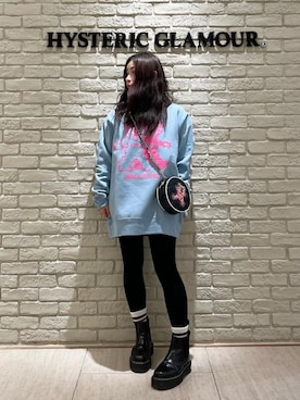 「HYSTERIC GLAMOUR（ヒステリックグラマー）のアイテム（ショルダーバッグ）」を使った、SUZUKIさん（レディース・150cm）の秋コーディネート