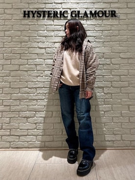 「HYSTERIC GLAMOUR（ヒステリックグラマー）のアイテム」を使った、SUZUKIさん（レディース・150cm）の秋コーディネート